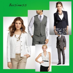 upscale business casual